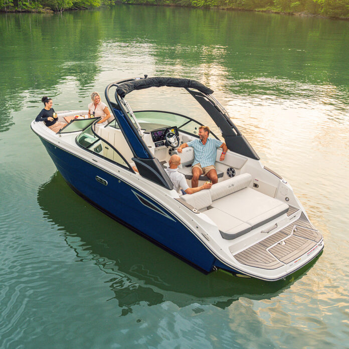 Friends aboard an SDX 230