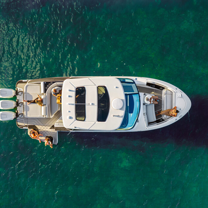 SLX 360 Outboard aerial view