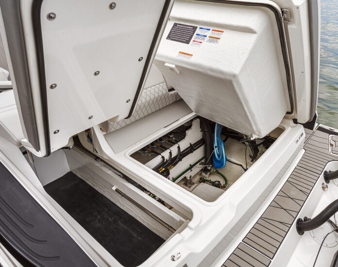 SLX 360 Outboard mechanical system access